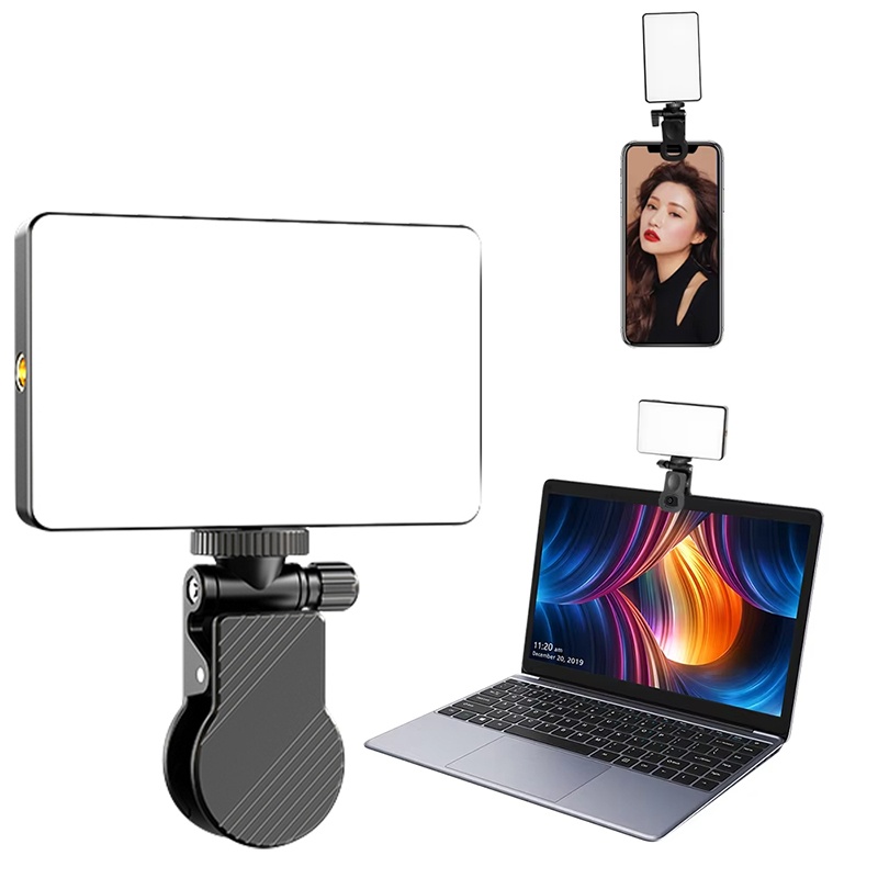 Laptop Accessories Light - Mini luz LED portátil para selfies,