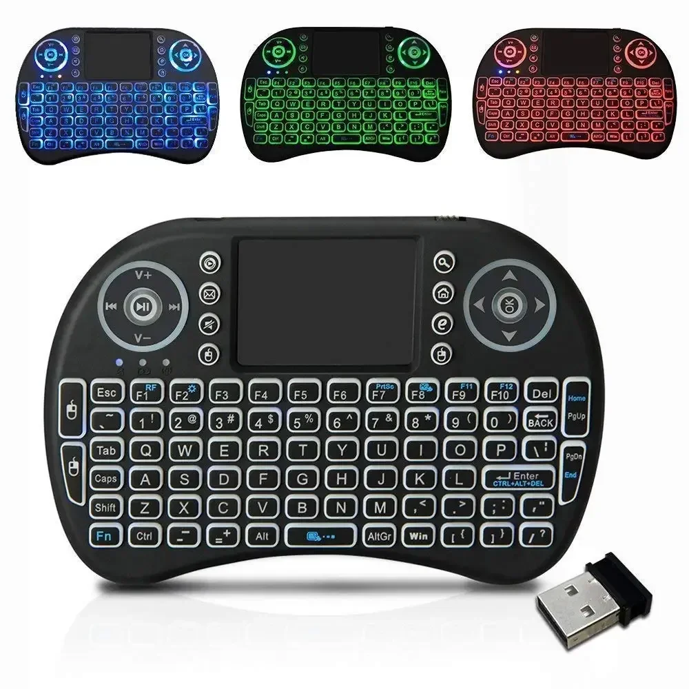 Laptop Accessories Combo - Legal retroiluminado i8 mini air mouse