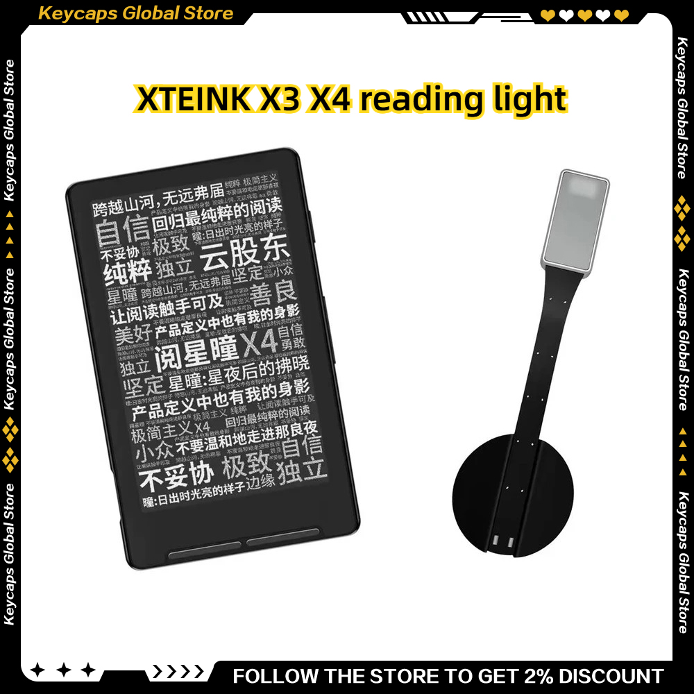 Laptop Accessories Light - Luz de Leitura LED Recarregável XTEINK