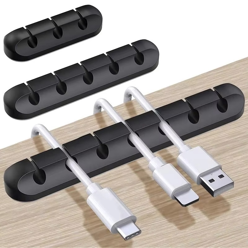 Keyboard Cover Silicone - Organizador de cabos de silicone, prendedor