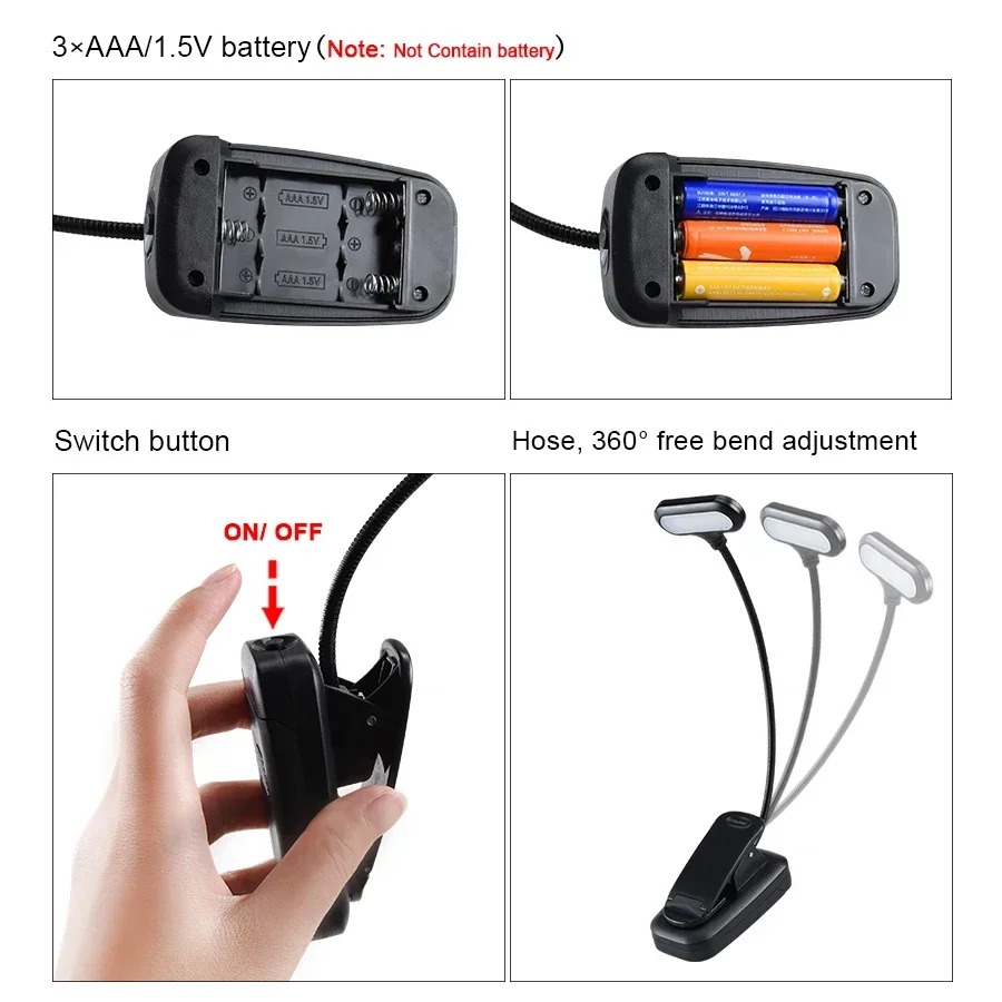Mini luz led para livro com cl - Laptop Accessories Light avaliação e preço
