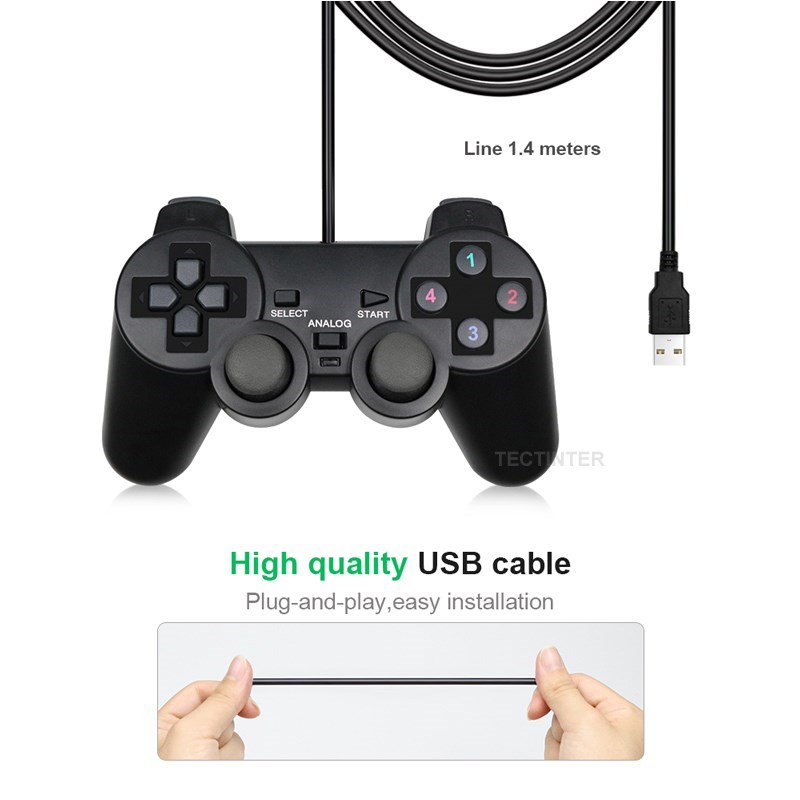 Joystick USB com Fio para PC,  - Laptop Accessories And Gadgets avaliação e preço