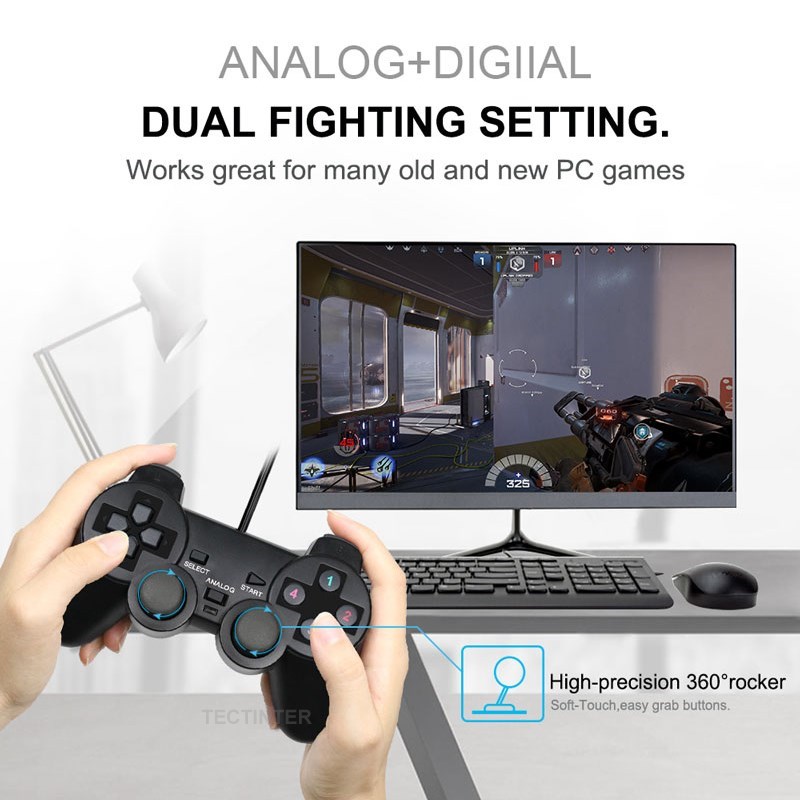 Joystick USB com Fio para PC,  - Laptop Accessories And Gadgets avaliação e preço