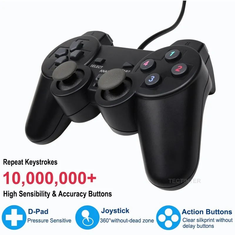 Joystick USB com Fio para PC,  - Laptop Accessories And Gadgets avaliação e preço