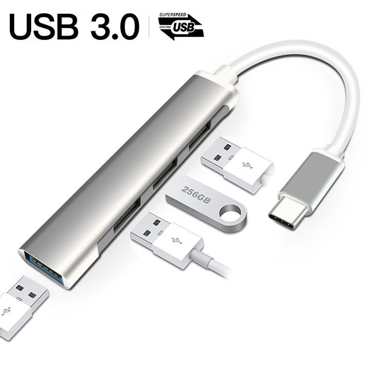 4-em-1 usb c hub 3.0 tipo c 3. - Laptop Accessories And Gadgets avaliação e preço
