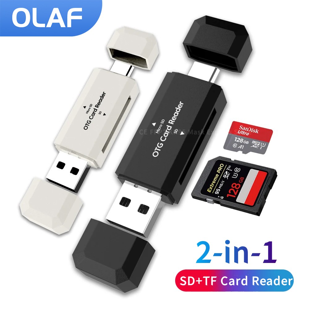 Leitor de cartão 2 em 1 tipo c - Laptop Accessories And Gadgets avaliação e preço