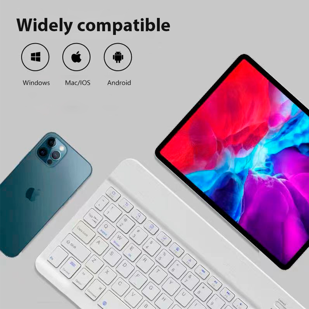 Teclado sem fio bluetooth univ - Laptop Accessories Combo avaliação e preço