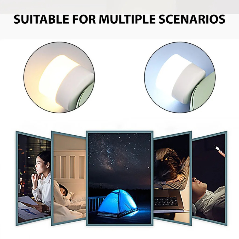 Mini luz noturna usb, branco q - Laptop Accessories Light avaliação e preço
