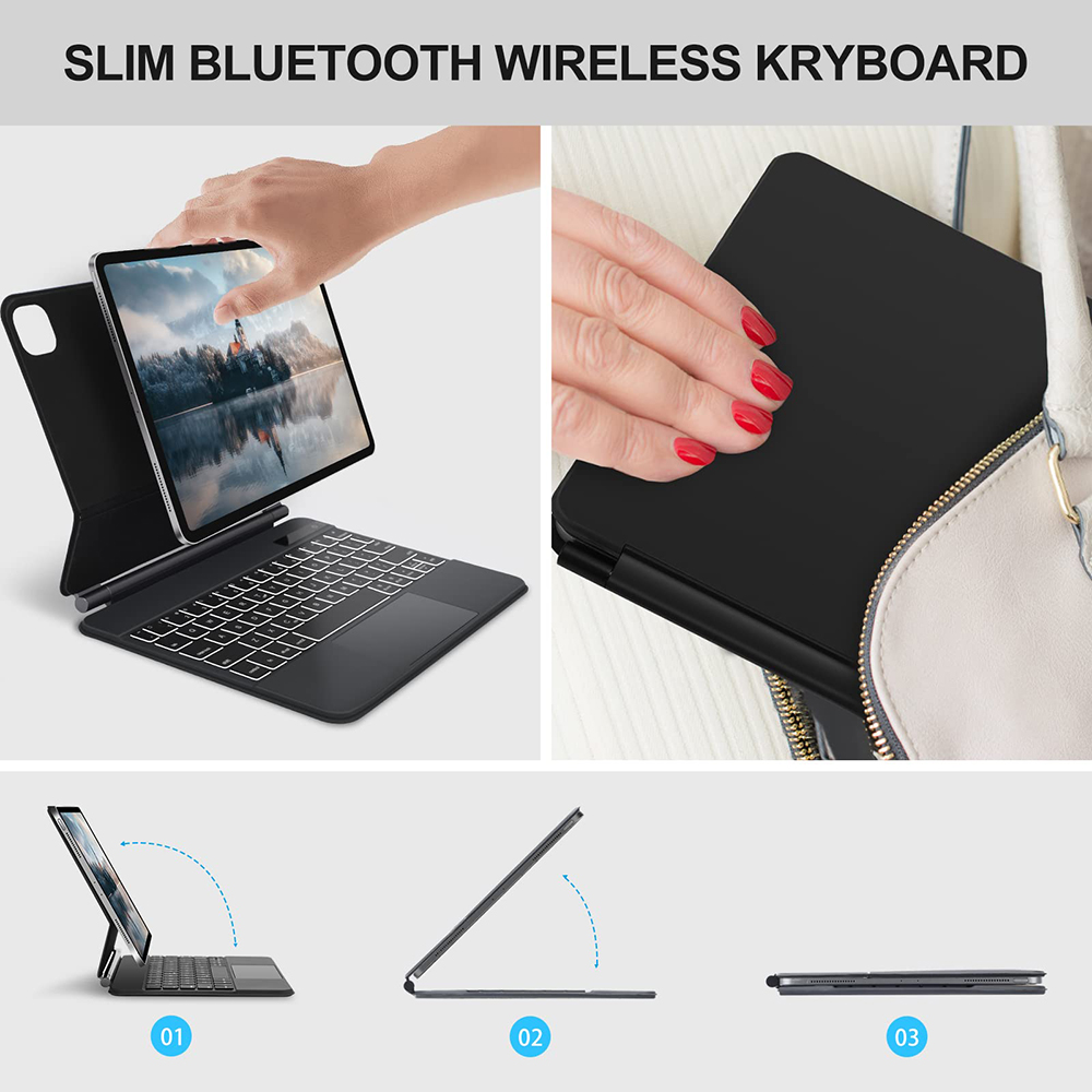Capa com teclado Magic para iP - Keyboard Cover Silicone avaliação e preço