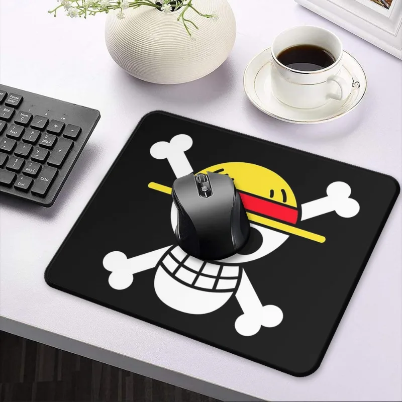 Mouse pad de caveira luffy, pe - Laptop Accessories Toys avaliação e preço