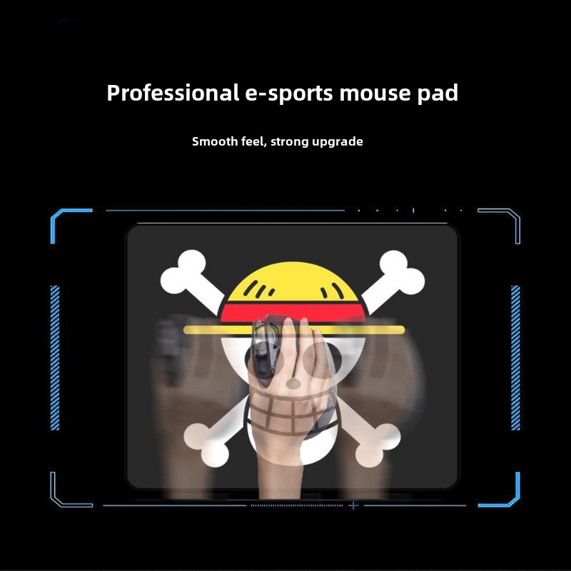 Mouse pad de caveira luffy, pe - Laptop Accessories Toys avaliação e preço