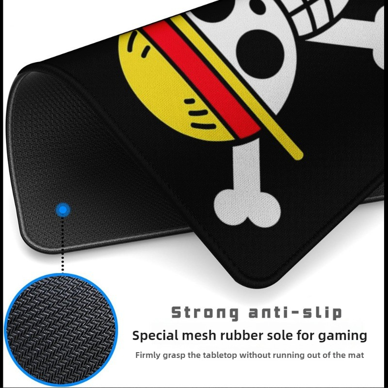 Mouse pad de caveira luffy, pe - Laptop Accessories Toys avaliação e preço