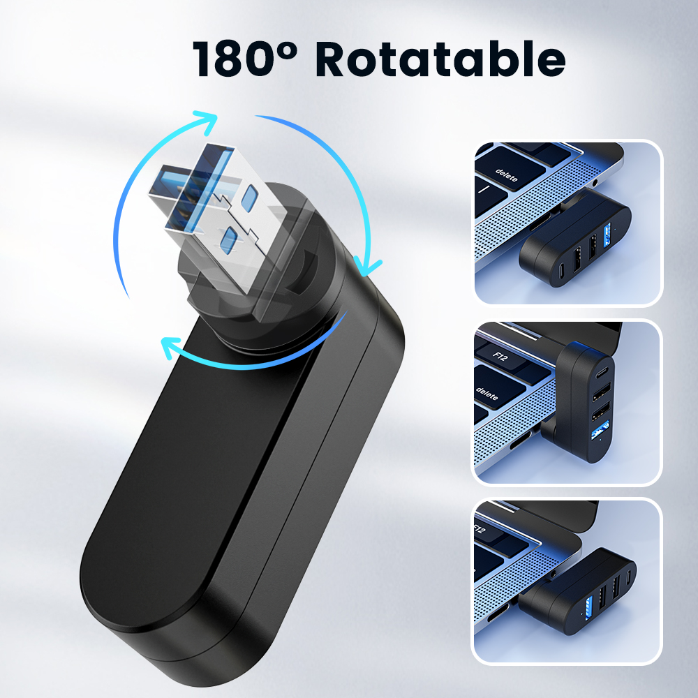 Hub USB 3.0 Mini Splitter Box  - Laptop Accessories And Gadgets avaliação e preço